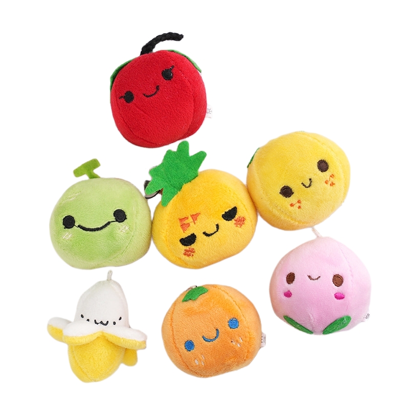 JSGHGDF Simpatico portachiavi in peluche a forma di bambola dei cartoni animati, morbido ornamento farcito, portachiavi con ciondoli per borsa, zaino, borsa, Love Puppy