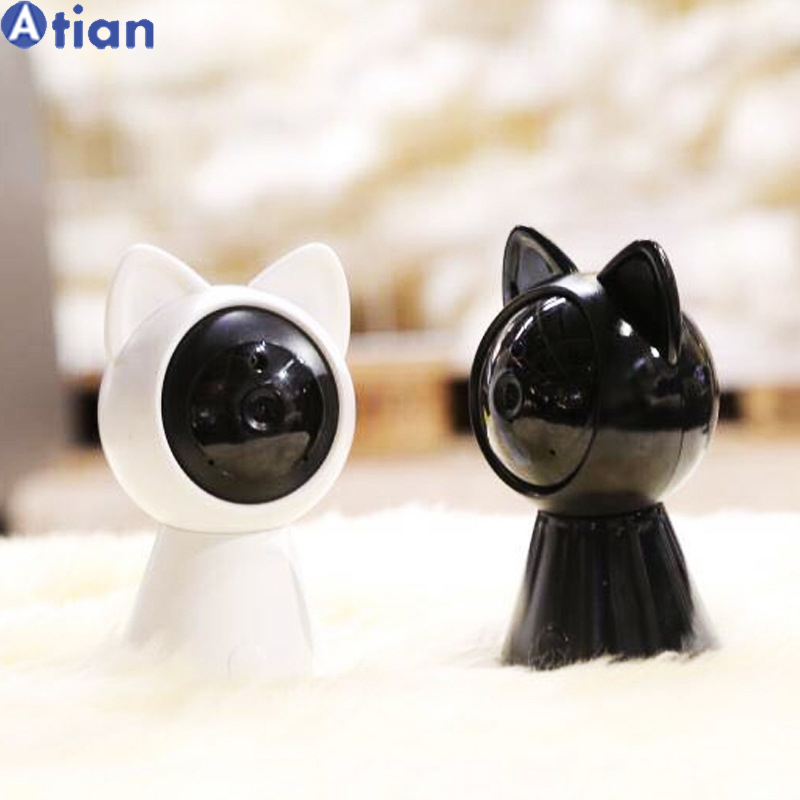 50% скидка Little Cat 1080P HD 360 ночная версия Детская камера мини радионяня с микрофоном и динамиком