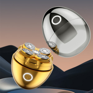 เครื่องโกนหนวดไฟฟ้า IPX7 สำหรับผู้ชาย ใบมีดห้าใบ ตัดแต่งขนได้ ชาร์จไฟได้ ใช้โกนขนบริเวณขาหนีบและลำตัว - Product Image 5