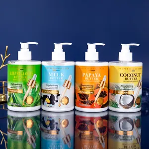 Private Label Wholesale 99.8% Natural Organic Skin Care Cream Refreshing Moisturizing Smoothing Nourishing body butter