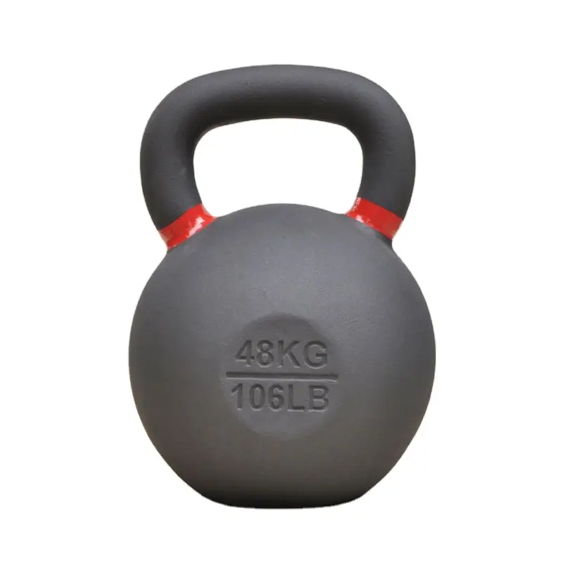 China Wholesale Custom Logo Kettlebell Gietijzer Gepoedercoat Kettlebell