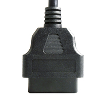 OEM DIY Personnalisé 50cm OBD 16pin Femelle vers Pigtail Câble Femelle J1962 OBD2 Obdii Câble Rallonge OBD2