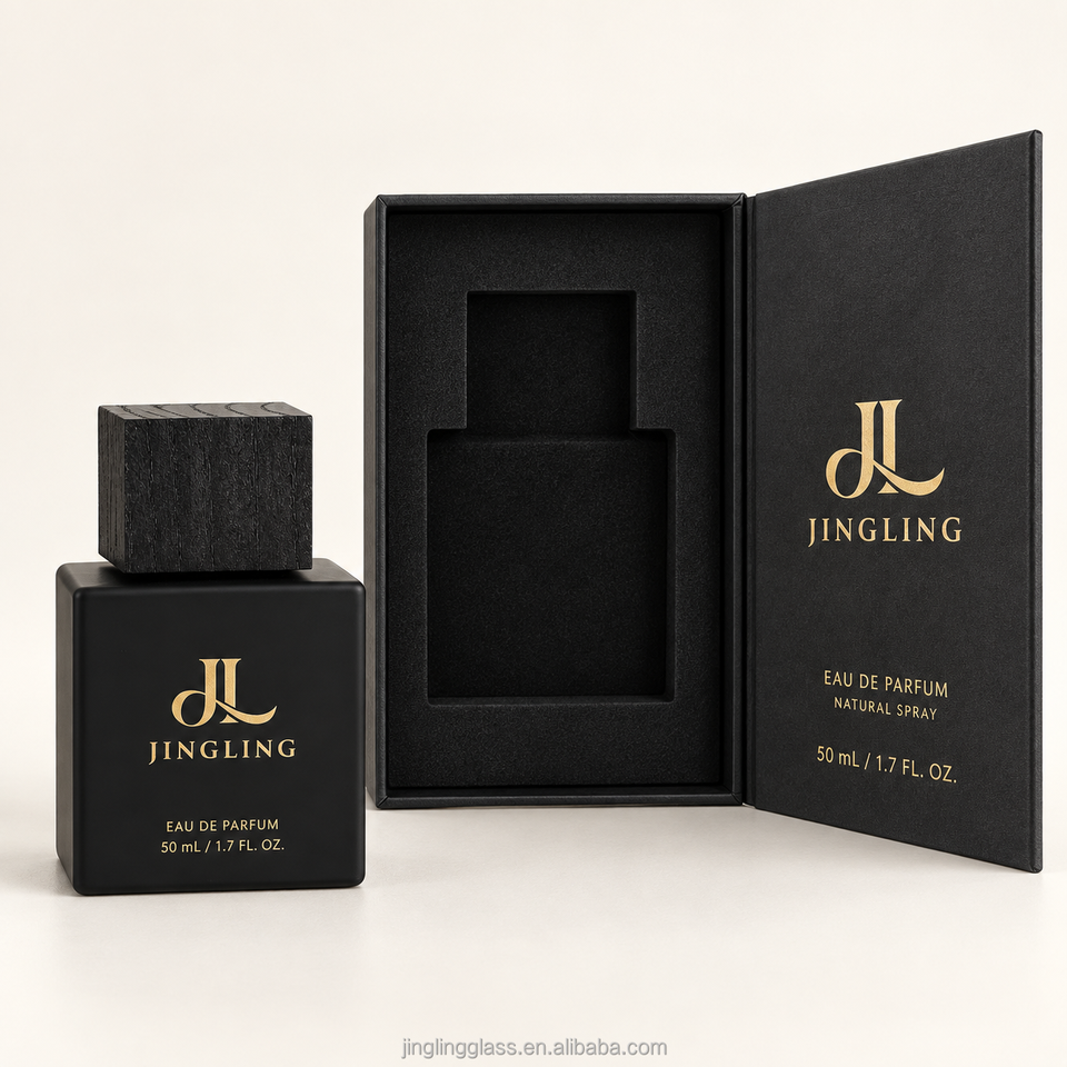 15ml 30ml 50ml 100ml Glass Perfume Bottle With Wooden Cap Empty ...