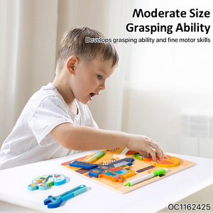 Jouets éducatifs Montessori en bois à assembler sur le thème des pompiers, écologiques, multi-styles, pour l'apprentissage précoce des enfants - Product Image 3