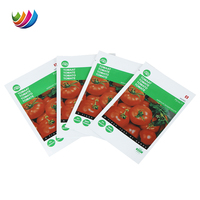 Sac de graines de tomates agricoles Sac d'emballage de graines de tomates cerises végétales biologiques imprimées sur mesure
