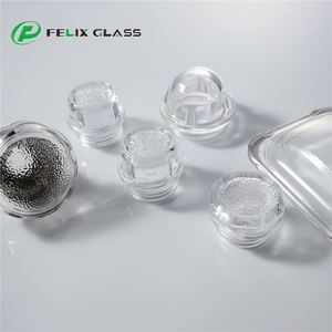 แก้ว Felix แบบดั้งเดิมที่กำหนดเองทนต่ออุณหภูมิสูง500องศาเป็นมิตรกับสิ่งแวดล้อมฝาครอบแก้วส่งผ่านแสงสูง - Product Image 2