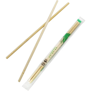 Opp Bag Wrapped Large Long <strong>Disposable</strong> Personal <strong>Round</strong> Bamboo <strong>Chopstick</strong> - Product Image 1