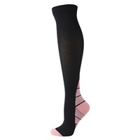 Chaussettes de sport pour femmes compresser à la mode de haute qualité Chaussettes de course Chaussettes d'équitation personnalisées à hauteur du genou