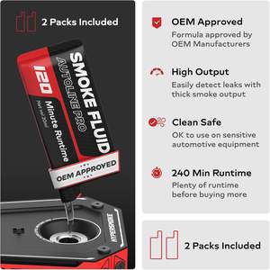 Máquina de Humo Automotriz <span class=keywords><strong>AutoLine</strong></span> Pro HyperSmoke, Probador de Fugas EVAP, Presión Ajustable, Compatible con OLIVER, Fluido Integrado Aprobado por OEM - Product Image 3