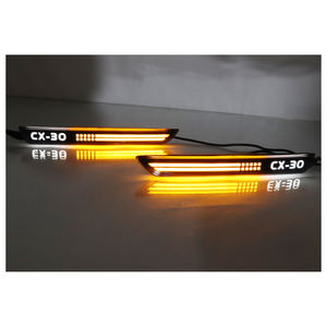 Para <span class=keywords><strong>Mazda</strong></span> 2017 2021, luz de parachoques trasero dedicada, luz trasera de freno de advertencia, luz de flujo de tres potencias - Product Image 1