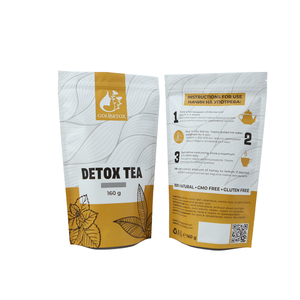 Özel etiket baskı ince çay poşeti 28 gün detoks zayıflama çayı çay poşeti s ayakta duran torba kilo kaybı teatox ambalaj - Product Image 5