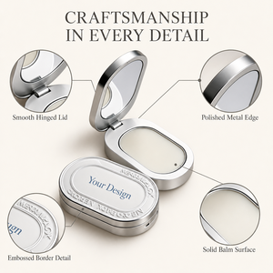 HKH Compact Flip Top Solid Perfume Eau De Parfum Crème Écologique pour Hommes Bureau Trajet Quotidien Voyage Escapades de Fin de Semaine Portable - Product Image 3
