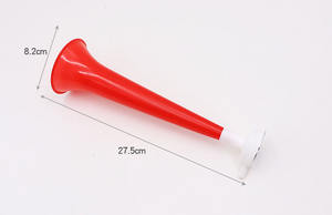 Fabriek Directe Verkoop Goede Kwaliteit Sport Games Juichende Plastic Voetbal Mini Fans Luchthoorn Vuvuzela Met Aangepaste Logo - Product Image 2