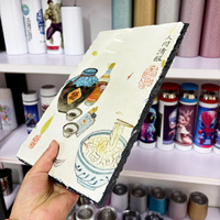 Plaque en ardoise naturelle vierge pour sublimation photo, compatible presse à chaud, pour impression personnalisée SH01