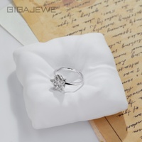 Bague GIGAJEWE en Moissanite Taille Étoile 2,5 carats 9 mm, Or Massif 9K 14K 18K, Sertie Clos, Bague Solitaire Étoile à Cinq Branches pour Femme