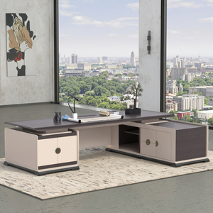 Escritorio ejecutivo moderno de lujo MFC en forma de L Mesa nueva gerente CEO para muebles de oficina - Product Image 2
