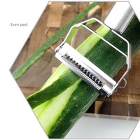 Keuken Gadgets 2024 RVS Fruit- en Aardappel Schilmes, Julienne Schilmes, Groenteschilmes