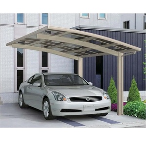 Cochera de policarbonato, toldo de aluminio duradero, cochereta de aleación con lámina de PC, parasol para exteriores, impermeable, para estacionamiento. - Product Image 1