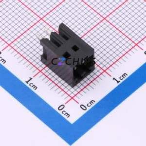 DB2EVC-2.5-2P-BK Plug-in Terminal Block Through hole,P=2.5mm Connector Board-to-Board / Socket - Closed 1x2P 2.5mm Black - Product Image 1