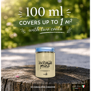 49 ZABAGLIONE 100 ml LaChalk the evolution of <b>chalk</b> paint Where <b>chalk</b> meets resin: Hybrid <b>Chalk</b> Resin Paint made in Italy - Product Image 2