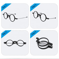 Sunbest 6032 TR90 Porte-clés Lunettes de Lecture Portable Pliant Télescopique Jambes Cadre Bleu Lumière Blocage Presbyte Verre Rouge Gris