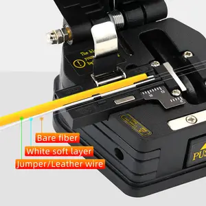 Hoge Precisie Snijmes Glasvezel Hakmes SKL-6C Zwarte Fiber Optic Cutter Glasvezel Mes Snijmachine