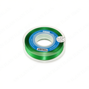ริบบิ้นผ้าซาตินอิลัน 2.5 ม. 25 หลา สีเขียว D13 - Product Image 2