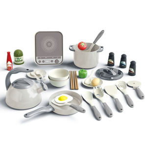 KSF Offre Spéciale : Ensemble de Cuisine Créative pour Enfants – <span class=keywords><strong>Jouet</strong></span> de Cuisson en Plastique avec Induction et Éclairage, Autocuiseur et Bouilloire – Kits de Cuisine Jouets - Product Image 6