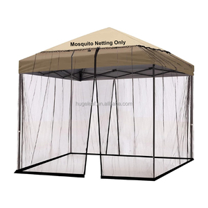 <span class=keywords><strong>Moustiquaire</strong></span> pliable en polyester pour parapluie de jardin avec <span class=keywords><strong>porte</strong></span> à glissière avec corde réglable - Product Image 1