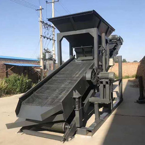 Made In China <strong>Sand</strong> Screening Machine 50m&sup3;/h Construction <strong>Sand</strong> Sieving Machine Electric Stationary Trommel <strong>Screen</strong> - Product Image 1