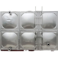 Réservoir de stockage d'eau modulaire en acier inoxydable sur mesure pour la lutte contre les incendies à grande échelle, avec conservation de la chaleur