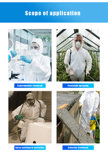 Trung Quốc Nhà máy tùy chỉnh Sản phẩm dùng một lần Coverall dầu bằng chứng phòng thí nghiệm hóa chất tổng thể với bán buôn Chất lượng cao - Product Image 4