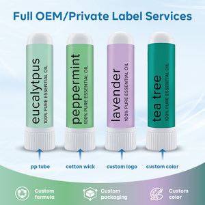 Bâtonnet inhalateur nasal au menthol OEM Marque privée |   Inhalateur d'huiles essentielles pour soulager les sinus - Product Image 2