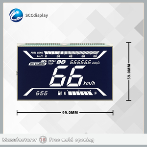 โมดูลหน้าจอ <span class=keywords><strong>LCD</strong></span> สำหรับรถมอเตอร์ไซค์หน้าจอกว้างมีอุณหภูมิสูงกำหนดได้เอง SJXDGN029ที่เหนือกว่า - Product Image 4