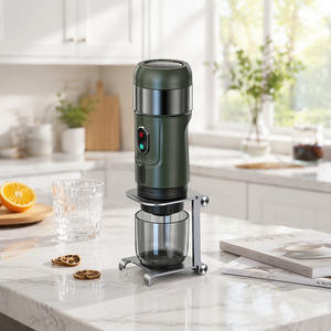 Machine à café <span class=keywords><strong>expresso</strong></span> électrique portable - Mini compacte sans fil avec contrôle de température, facile à nettoyer pour voiture, extérieur, camping, maison - Product Image 3