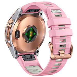 Eraysun Bracelet de montre en silicone 22mm 26mm pour Garmin Fenix E 8 47mm 51mm <span class=keywords><strong>7</strong></span> 7X 6 6X/Epix Pro/<span class=keywords><strong>Enduro</strong></span> 3 Bracelet de montre à dégagement rapide - Product Image 3