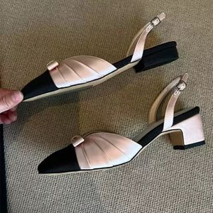 2CM/4.5CM New Arrival Zapatos Mujer Tacon Sandalia Summer Slingback Sexy <b>Heels</b> for Lady - Product Image 4