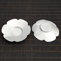 Sous-verre en étain pur pour tasse à thé, isolant thermique et antidérapant, support de tasse pour plateau à thé, accessoires pour service à thé Kung Fu et cérémonie du thé