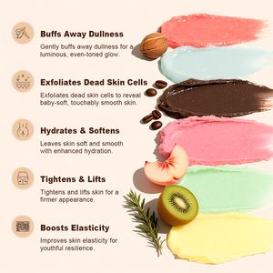 Exfoliante Corporal Vegano Natural Sin Sulfatos de Marca Privada al por Mayor, Exfoliante Corporal Blanqueador Orgánico con Manteca de Karité, Limón y Café - Product Image 3