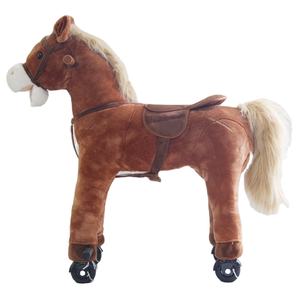 <span class=keywords><strong>Cavallo</strong></span> Giocattolo Meccanico da Equitazione per Bambini <span class=keywords><strong>con</strong></span> Ruote in Peluche in Vendita - Product Image 2