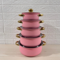 Meilleures ventes : Lot de 10 casseroles en acier inoxydable argenté avec couvercle en verre, antiadhésives, écologiques, compatibles gaz et induction, pour soupes et bouillons