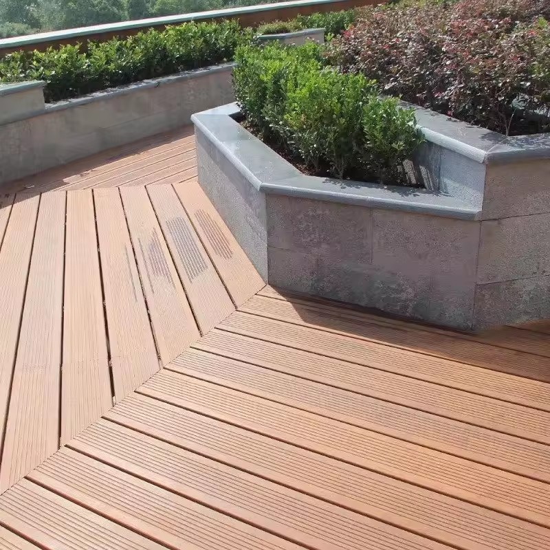 Terrasse en bambou