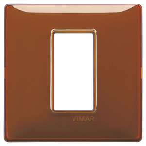 Vimar Wall <b>Switch</b> Tobacco Color 1 Gang 8x13x0.9 Cm - Product Image 1