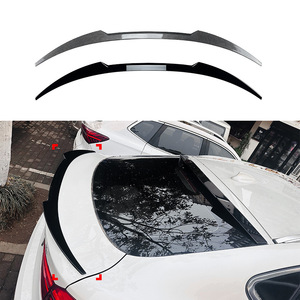 Bmw X6 F16 Rear Wing 2014-2019 Piano <b>Black</b> Carbon Fiber Texture Ducktail Spoiler <b>Trunk</b> Modification - Product Image 5
