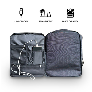 OEM Factory Custom-makes Portable 14W Solar Backpack Waterproof Anti-theft Backpack <b>Bag</b> LS-15W Solar Backpack - Product Image 1