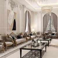 Meubles de Majlis arabes personnalisés, canapé de Majlis d'Arabie Saoudite, canapé arabe classique de luxe en bois