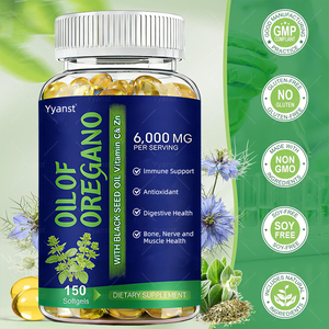 Cápsulas de Aceite de Semilla Negra y Orégano con Fórmula Herbal 100% Natural OEM/ODM para Apoyo Inmunológico en Adultos, Bajo en Carbohidratos, Empaque Personalizado - Product Image 2