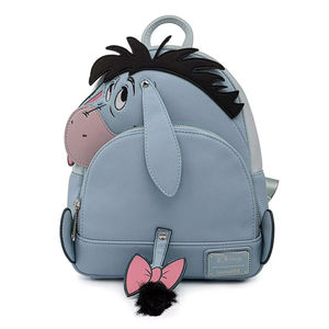 Mochila Escolar Infantil Loungefly Mini con Diseño de <span class=keywords><strong>Eeyore</strong></span>, Linda Mochila de Moda con Estampado de Dibujos Animados - Product Image 1