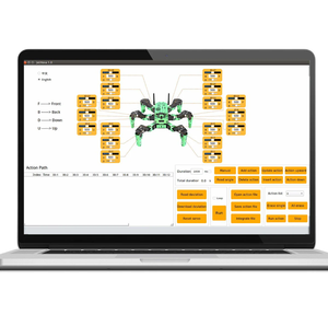 Spiderpi ai thông minh hình ảnh 3D quét sáu chân robot đồ họa <span class=keywords><strong>Raspberry</strong></span> <span class=keywords><strong>Pi</strong></span> 5 Ros Cung cấp mô-đun và bộ dụng cụ điện tử - Product Image 6