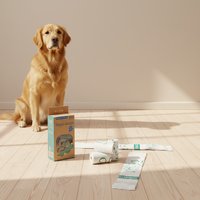 Sacs à déjections canines biodégradables écologiques OEM personnalisés, design durable et anti-fuite